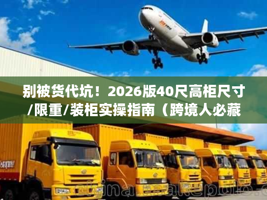 别被货代坑！2026版40尺高柜尺寸/限重/装柜实操指南（跨境人必藏）