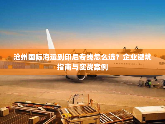沧州国际海运到印尼专线怎么选？企业避坑指南与实战案例