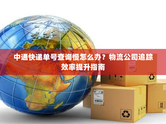 中通快递单号查询慢怎么办？物流公司追踪效率提升指南