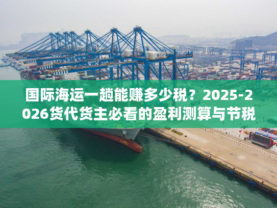 国际海运一趟能赚多少税？2025-2026货代货主必看的盈利测算与节税实操指南