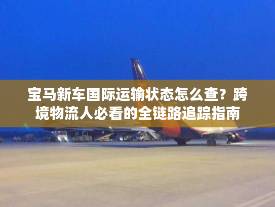 宝马新车国际运输状态怎么查？跨境物流人必看的全链路追踪指南