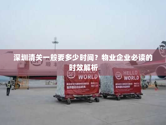 深圳清关一般要多少时间?物业企业必读的时效解析 深圳清关一般要多少时间?物业企业必读的时效解析