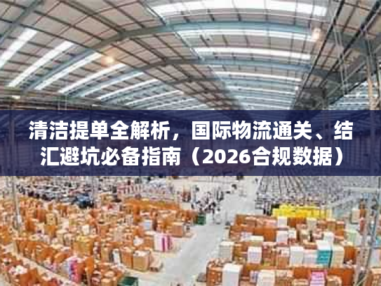 清洁提单全解析，国际物流通关、结汇避坑必备指南（2026合规数据）