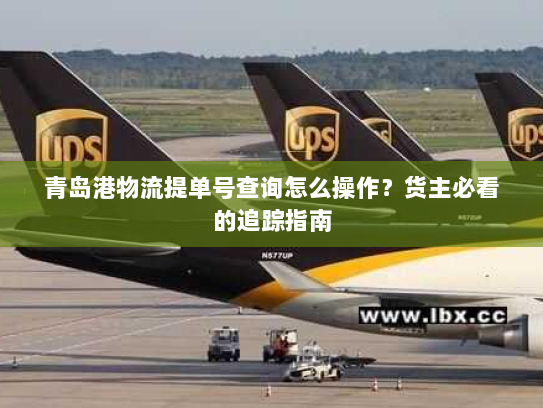 青岛港物流提单号查询怎么操作?货主必看的追踪指南 青岛港物流提单号查询怎么操作?货主必看的追踪指南