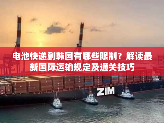 电池快递到韩国有哪些限制？解读最新国际运输规定及通关技巧