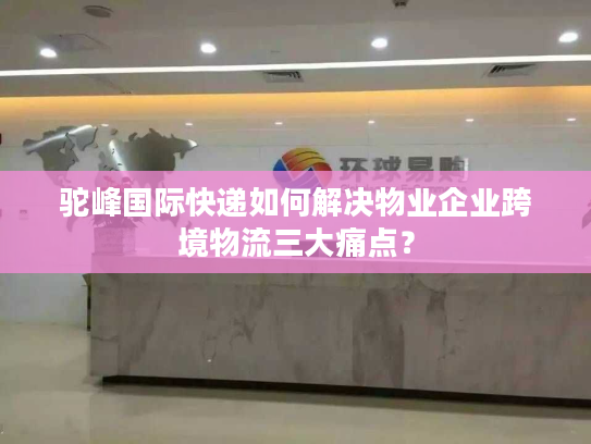 驼峰国际快递如何解决物业企业跨境物流三大痛点？