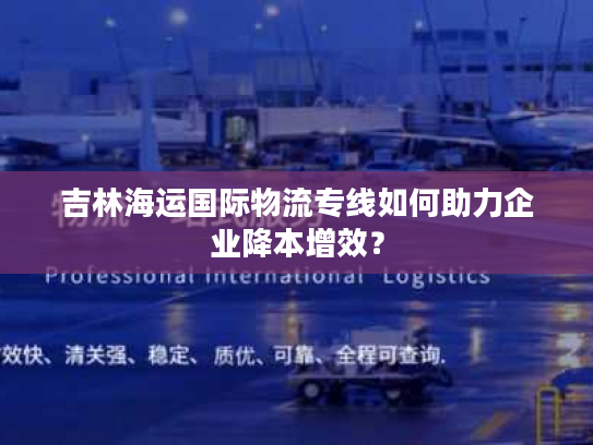 吉林海运国际物流专线如何助力企业降本增效？