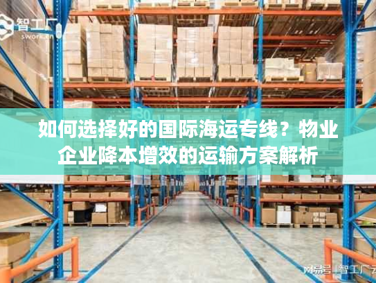 如何选择好的国际海运专线？物业企业降本增效的运输方案解析