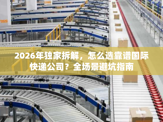 2026年独家拆解，怎么选靠谱国际快递公司？全场景避坑指南