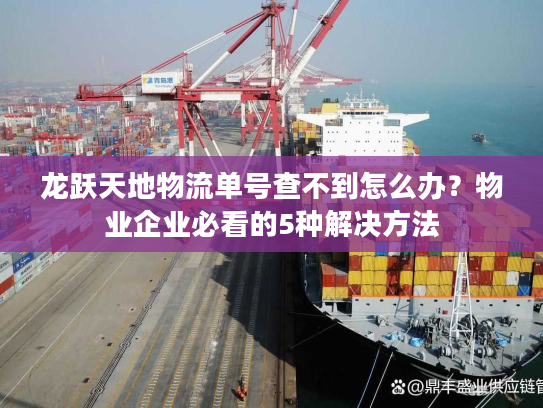 龙跃天地物流单号查不到怎么办？物业企业必看的5种解决方法