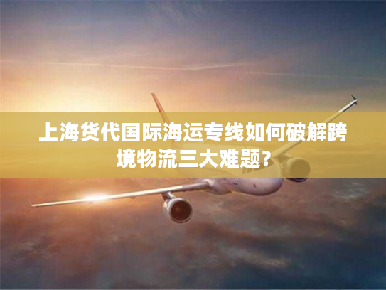 上海货代国际海运专线如何破解跨境物流三大难题？