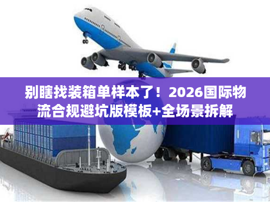 别瞎找装箱单样本了！2026国际物流合规避坑版模板+全场景拆解
