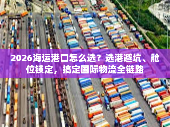 2026海运港口怎么选？选港避坑、舱位锁定，搞定国际物流全链路