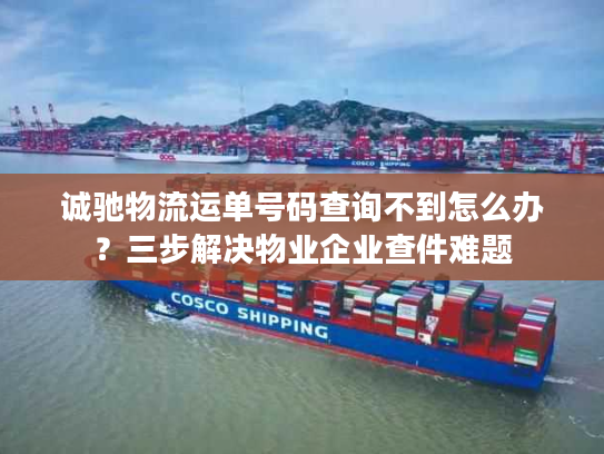 诚驰物流运单号码查询不到怎么办？三步解决物业企业查件难题