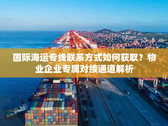 国际海运专线联系方式如何获取？物业企业专属对接通道解析