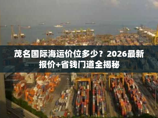 茂名国际海运价位多少？2026最新报价+省钱门道全揭秘