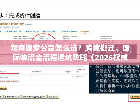 龙岗搬家公司怎么选？跨境搬迁、国际物流全流程避坑攻略（2026权威版）