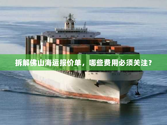 拆解佛山海运报价单，哪些费用必须关注？