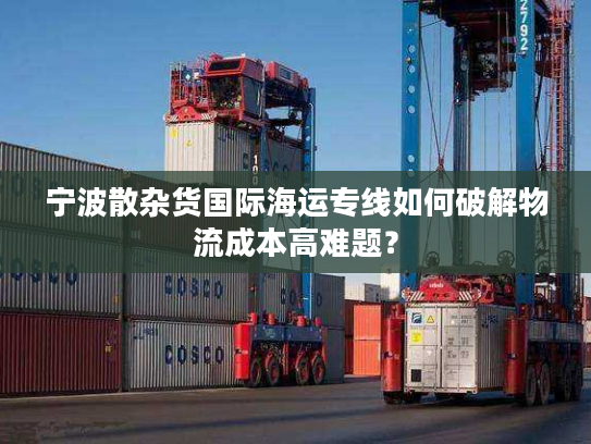 宁波散杂货国际海运专线如何破解物流成本高难题？