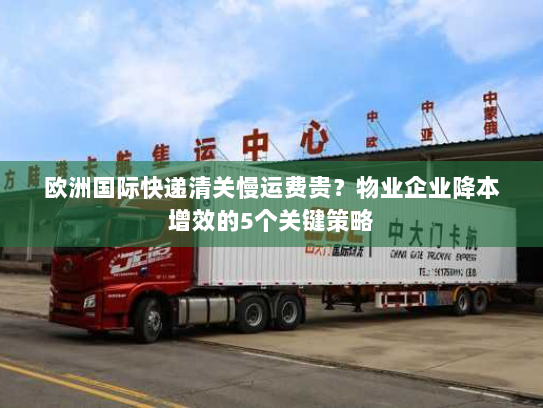 欧洲国际快递清关慢运费贵?物业企业降本增效的5个关键策略 欧洲国际快递清关慢运费贵?物业企业降本增效的5个关键策略