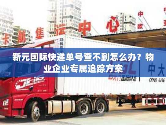 新元国际快递单号查不到怎么办？物业企业专属追踪方案