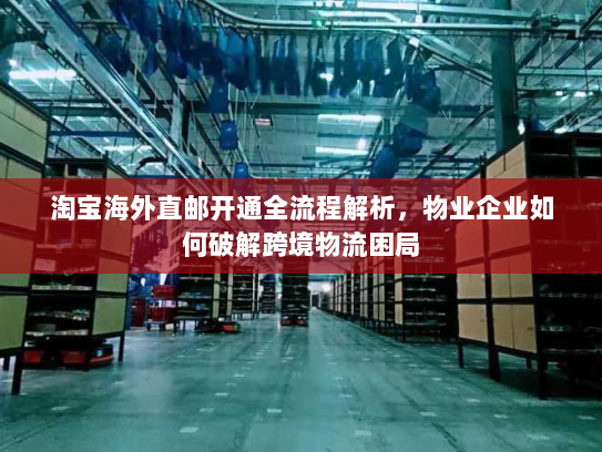 淘宝海外直邮开通全流程解析，物业企业如何破解跨境物流困局