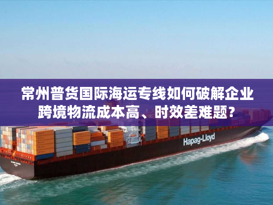 常州普货国际海运专线如何破解企业跨境物流成本高、时效差难题？