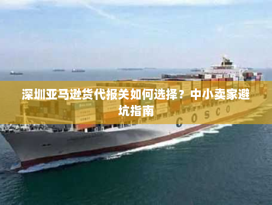 深圳亚马逊货代报关如何选择？中小卖家避坑指南