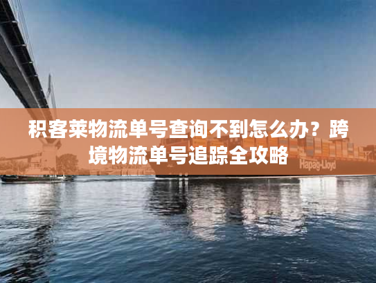 积客莱物流单号查询不到怎么办？跨境物流单号追踪全攻略