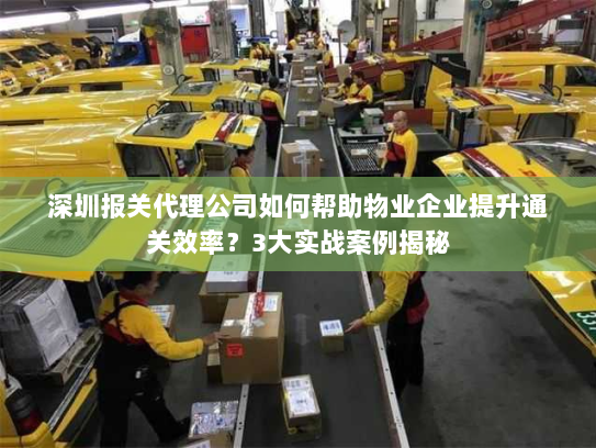 深圳报关代理公司如何帮助物业企业提升通关效率？3大实战案例揭秘