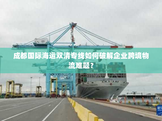 成都国际海运双清专线如何破解企业跨境物流难题？