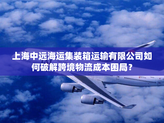 上海中远海运集装箱运输有限公司如何破解跨境物流成本困局？