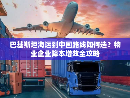 巴基斯坦海运到中国路线如何选？物业企业降本增效全攻略