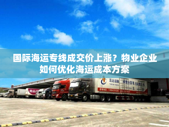 国际海运专线成交价上涨？物业企业如何优化海运成本方案