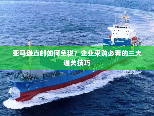 亚马逊直邮如何免税?企业采购必看的三大通关技巧 亚马逊直邮如何免税?企业采购必看的三大通关技巧