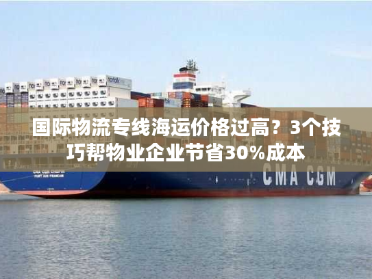 国际物流专线海运价格过高？3个技巧帮物业企业节省30%成本