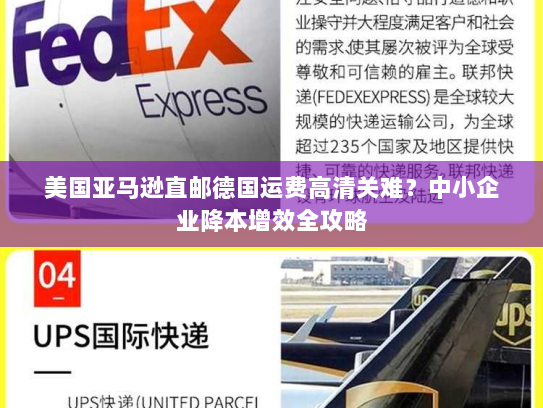 美国亚马逊直邮德国运费高清关难？中小企业降本增效全攻略