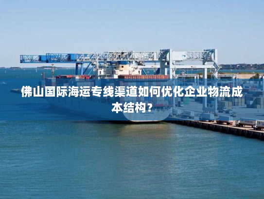 佛山国际海运专线渠道如何优化企业物流成本结构？