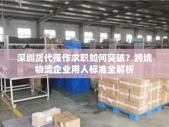 深圳货代操作求职如何突破？跨境物流企业用人标准全解析