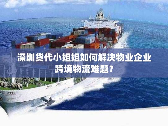 深圳货代小姐姐如何解决物业企业跨境物流难题？
