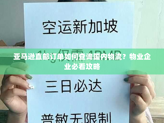 亚马逊直邮订单如何查询国内物流?物业企业必看攻略 亚马逊直邮订单如何查询国内物流?物业企业必看攻略