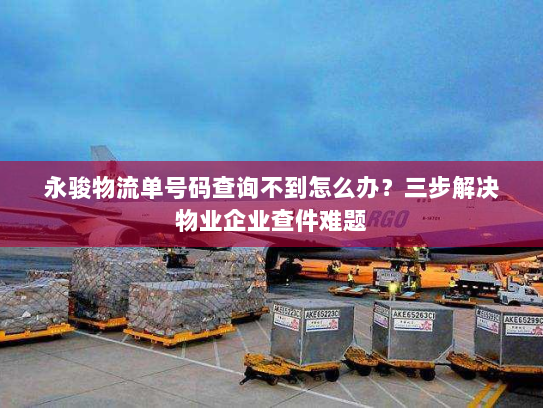 永骏物流单号码查询不到怎么办?三步解决物业企业查件难题 永骏物流单号码查询不到怎么办?三步解决物业企业查件难题