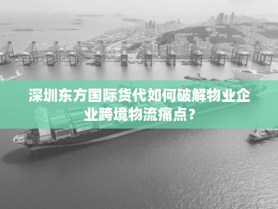 深圳东方国际货代如何破解物业企业跨境物流痛点？