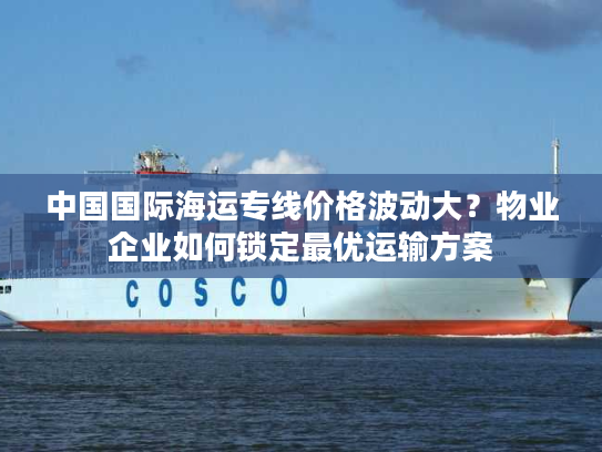 中国国际海运专线价格波动大？物业企业如何锁定最优运输方案