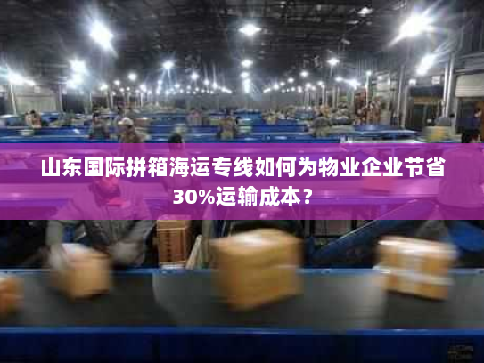 山东国际拼箱海运专线如何为物业企业节省30%运输成本？