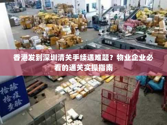 香港发到深圳清关手续遇难题?物业企业必看的通关实操指南 香港发到深圳清关手续遇难题?物业企业必看的通关实操指南