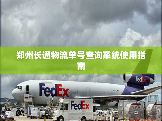 郑州长通物流单号查询系统使用指南