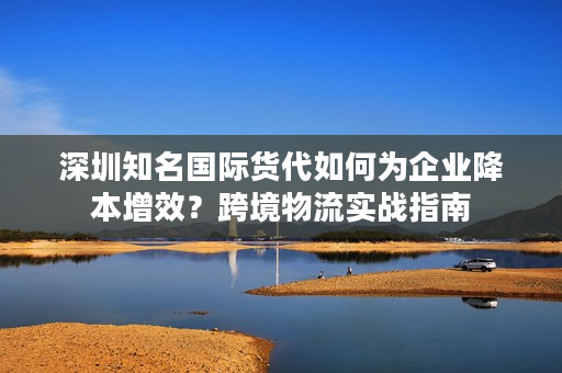 深圳知名国际货代如何为企业降本增效？跨境物流实战指南