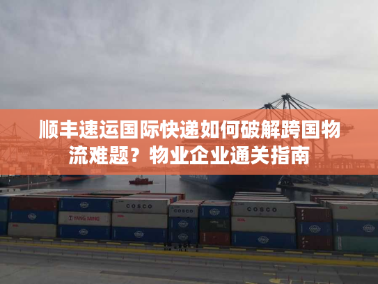 顺丰速运国际快递如何破解跨国物流难题？物业企业通关指南
