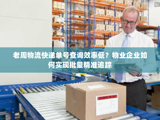 老周物流快递单号查询效率低？物业企业如何实现批量精准追踪